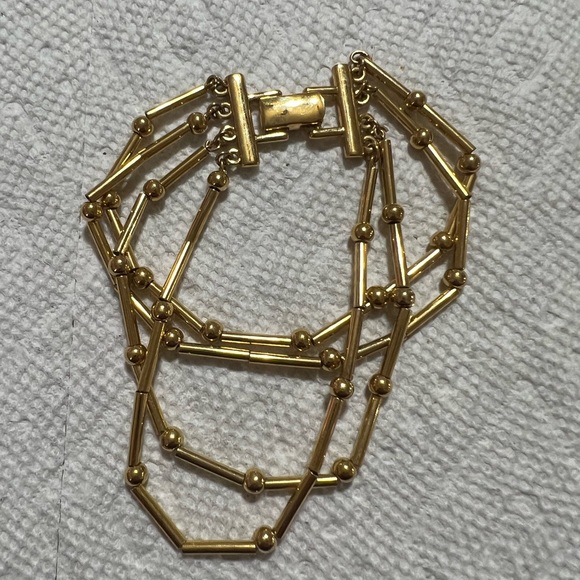 Vintage Monet gold plated bracelet
